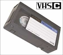 Fita VHS-C, mas conhecida como TC30 ou TC45